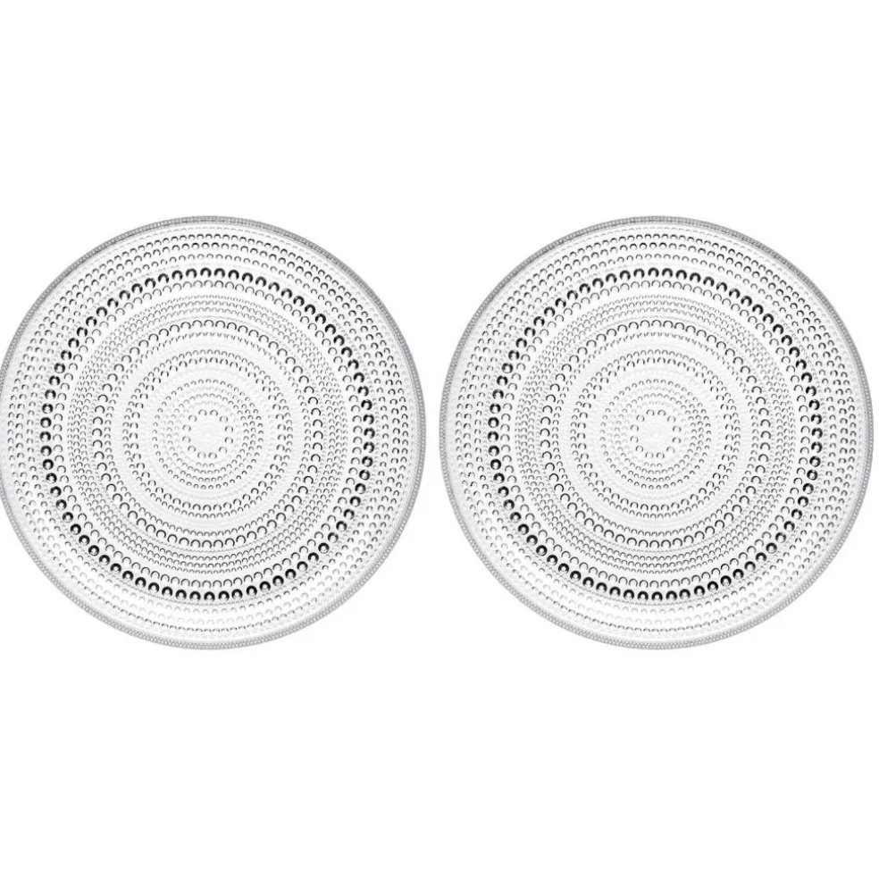 Kastehelmi Plate Clear 24,8 cm, 2 Pcs
