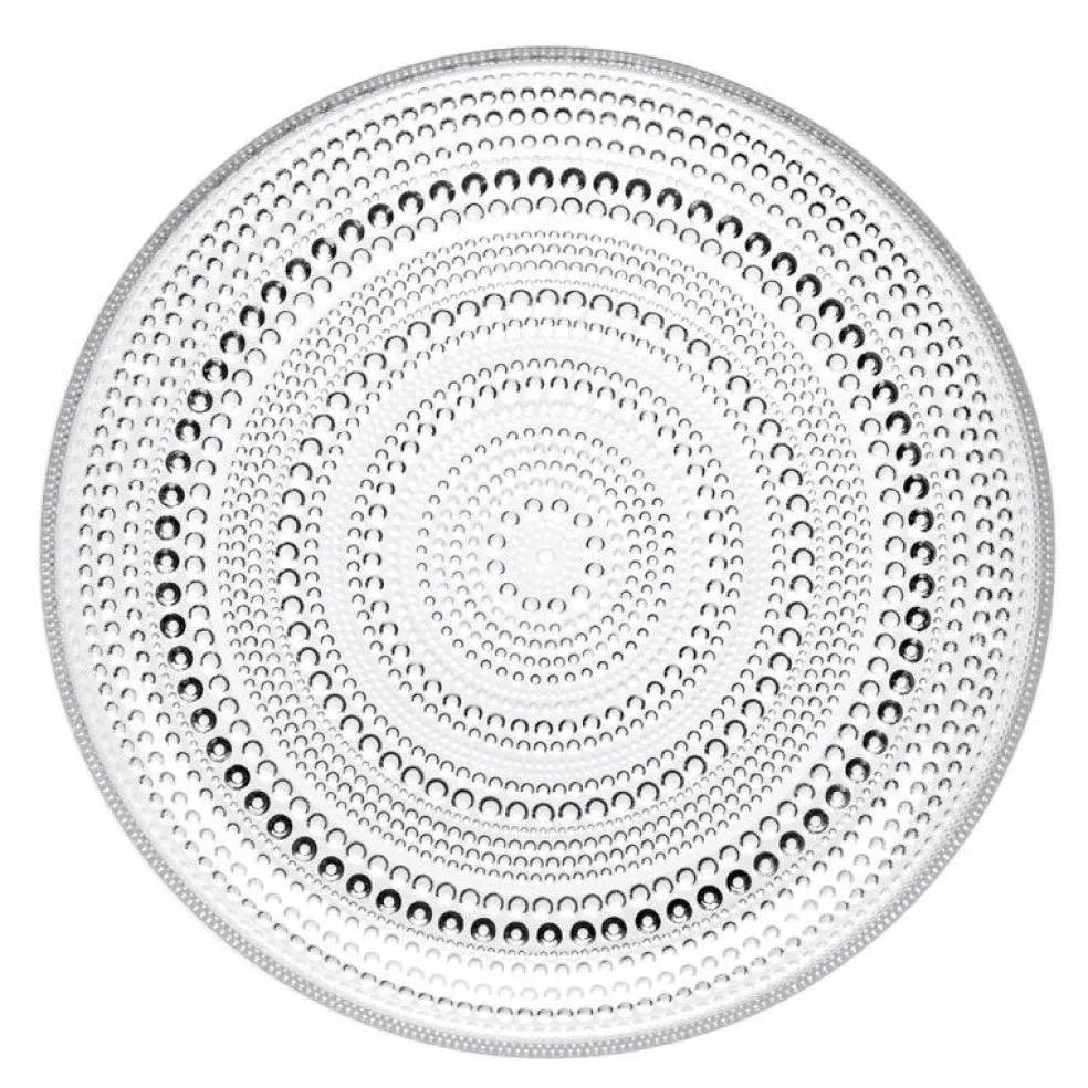 Kastehelmi Plate Clear, 24,8 cm