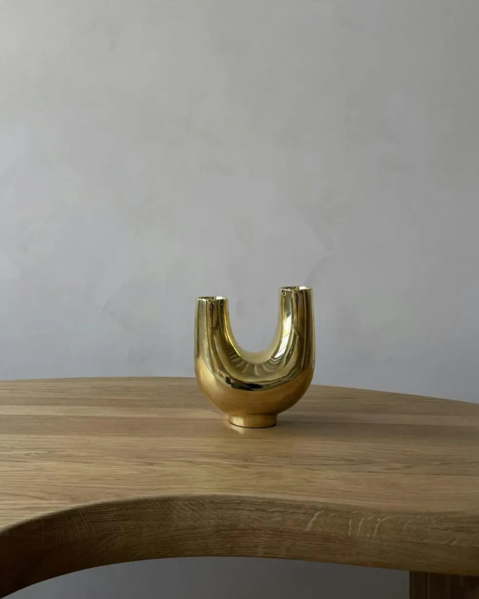 Kazumi Vase, Brass