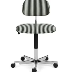 Kevi 2533 Office Chair, Black Veneer / Polished Aluminium