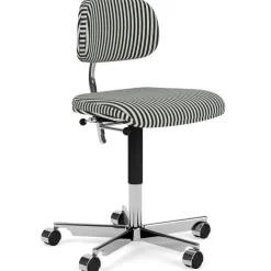 Kevi 2533 Office Chair, Black Veneer / Polished Aluminium