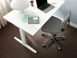 Kevi 2533 Office Chair, Black Veneer / Polished Aluminium