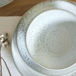 Kiln Plate 26 cm 4-pack, Beige