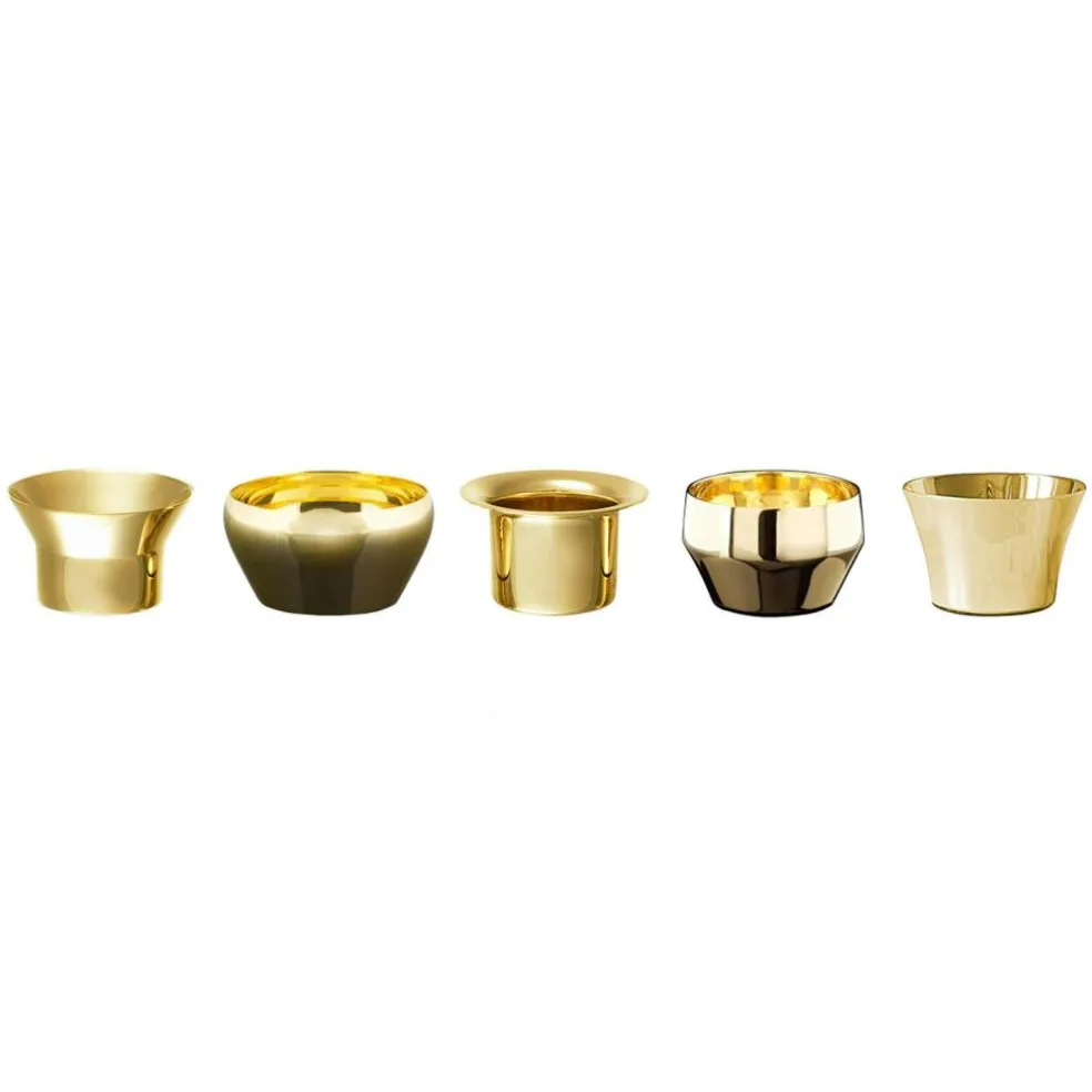 Kin Candle Holder 5 pcs, Brass