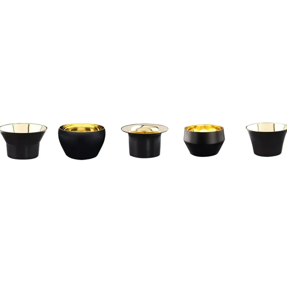 Kin Candle Holder 5 pcs, Brass