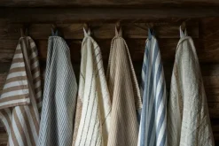 Kitchen Towel Stripes 47x70 cm, Beige/Cola