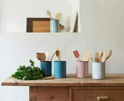 Kitchen Utensil Holder H 15 cm, Soft Mint