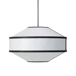 Kite Pendant White / Black, Ø55 cm