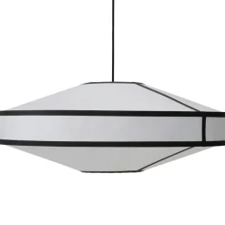 Kite Pendant White / Black, Ø55 cm