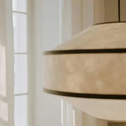 Kite Pendant White / Black, Ø55 cm