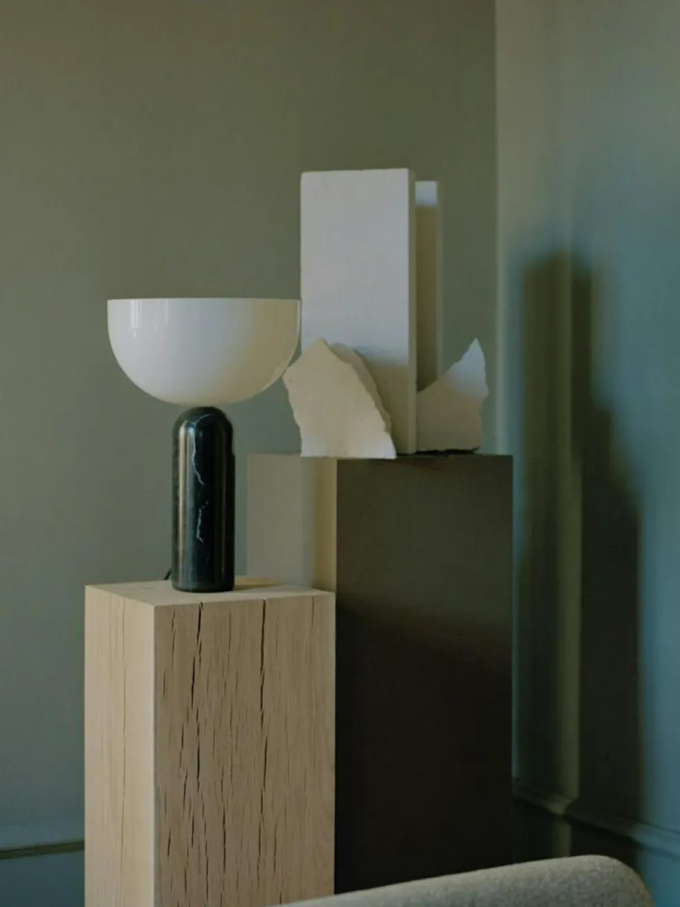 Kizu Table Lamp Large, Gris Du Marais