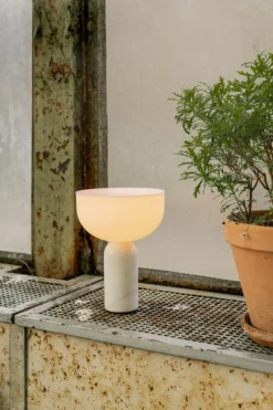 Kizu Table Lamp Portable, Gris Du Marais