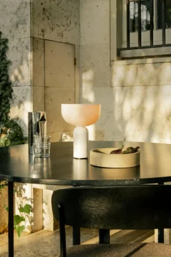 Kizu Table Lamp Portable, Gris Du Marais