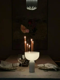 Kizu Table Lamp Portable, Gris Du Marais