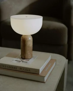 Kizu Table Lamp Portable, Gris Du Marais