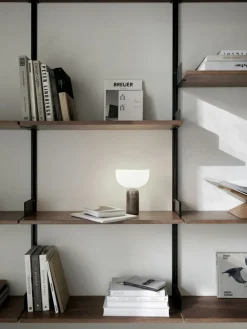 Kizu Table Lamp Portable, Gris Du Marais