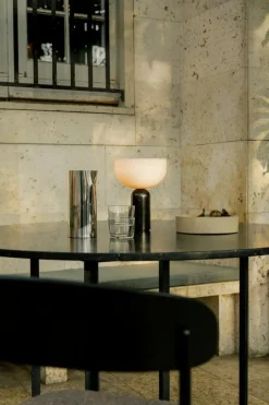 Kizu Table Lamp Portable, Gris Du Marais