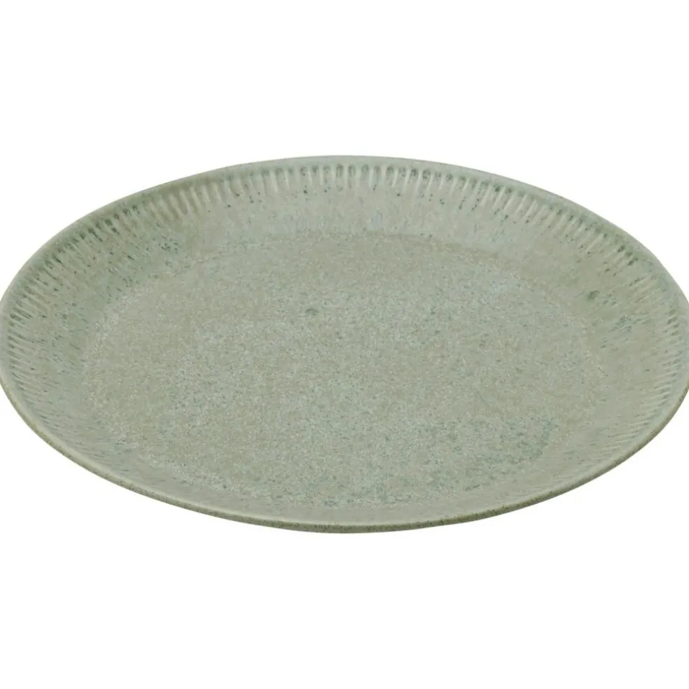 Knabstrup Side Plate 22 cm, Olive