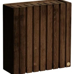 Knife Block, Smoked Oiled Ash