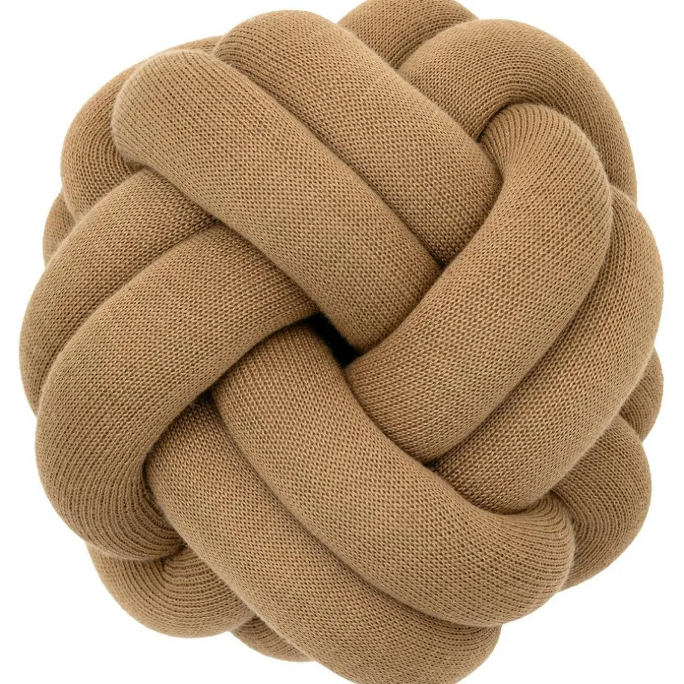 Knot Cushion, Orange Red