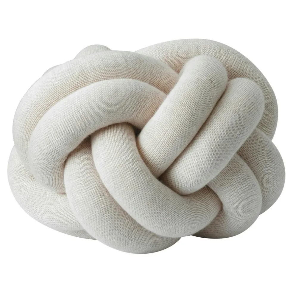 Knot Cushion, Orange Red