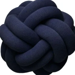 Knot Cushion, Orange Red