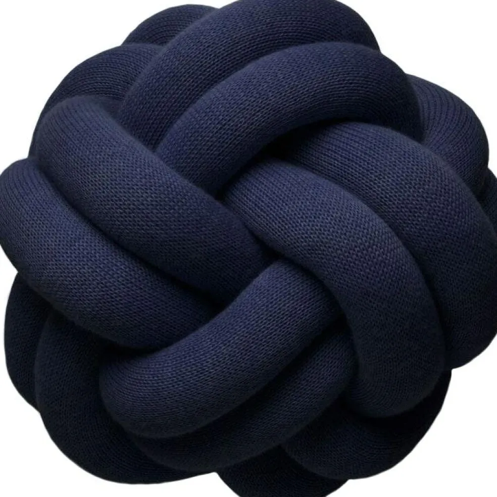 Knot Cushion, Orange Red