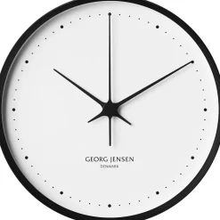 Koppel Wall Clock 22 cm, Stainless Steel / Blue