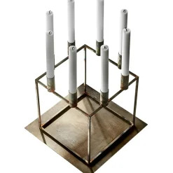 Kubus 8 Candle Holder, Black