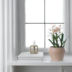 Kubus 1 Candle Holder, Brass