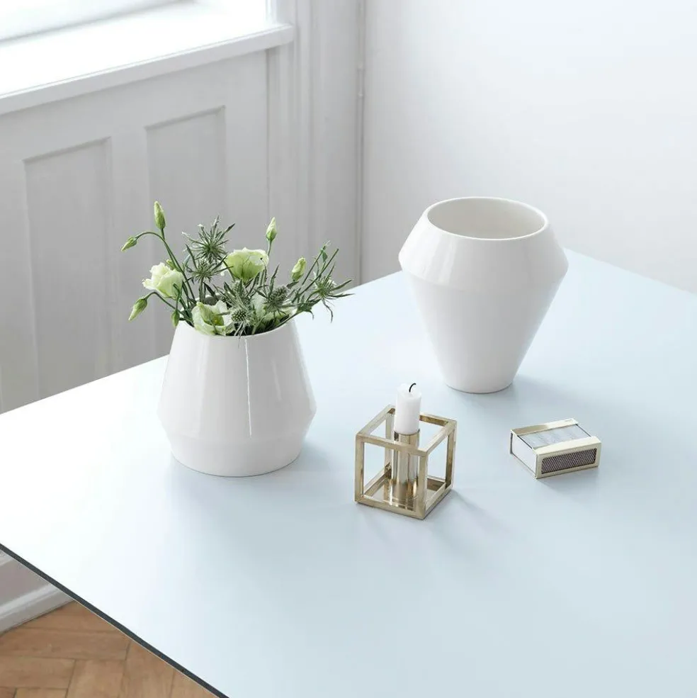 Kubus 1 Candle Holder, Brass