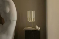 Kubus 4 Candle Holder, Olive