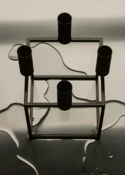 Kubus 4 Candle Holder, Olive