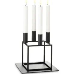 Kubus 4 Candle Holder, Olive