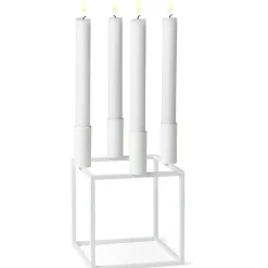 Kubus 4 Candle Holder, Olive