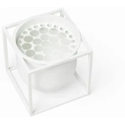 Kubus Flower Pot 14, white