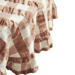 Kullavik Table Cloth Ø170 cm, Rust Red