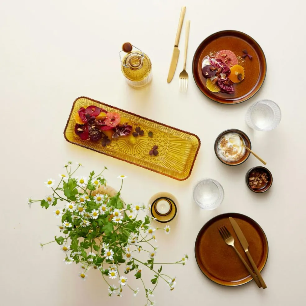 Kusintha Serving Dish 14x38 cm, Blue