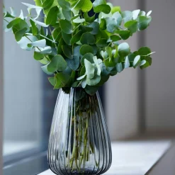 Kusintha Vase 22 cm, Smokey Grey