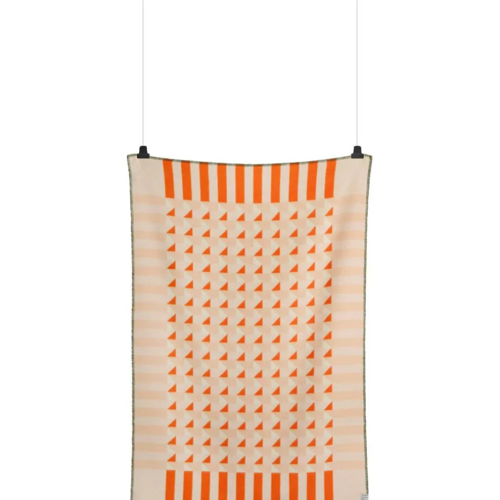 Kvam Wool Plaid 135x200 cm, Orange