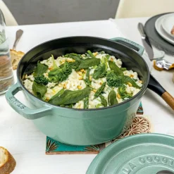 La Cocotte Cast Iron Pot 3,7 L, Eucalyptus