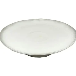 La Mère Serving Dish With Foot, Off-white