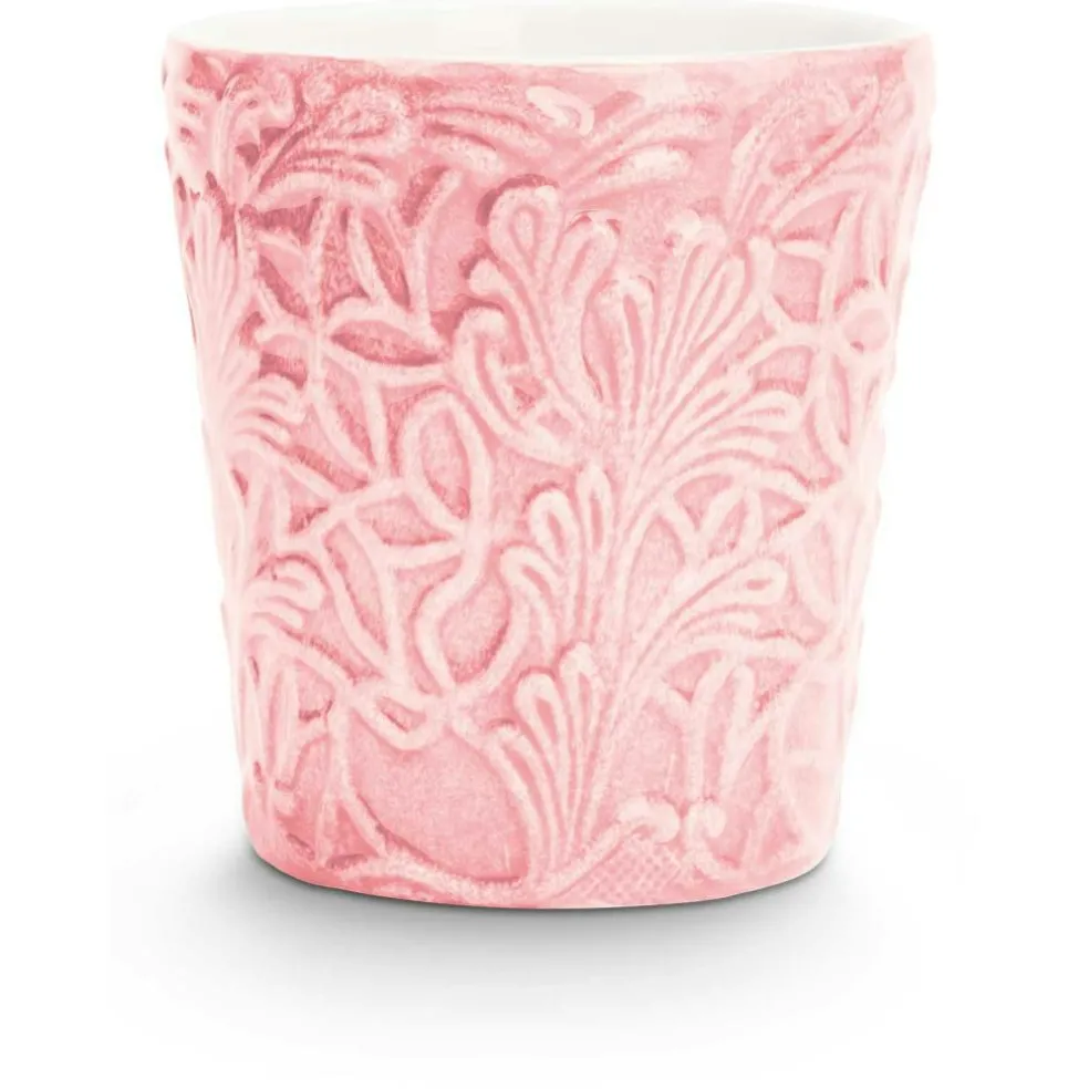 Lace Mug 30 cl, Pink