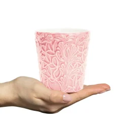 Lace Mug 30 cl, Pink