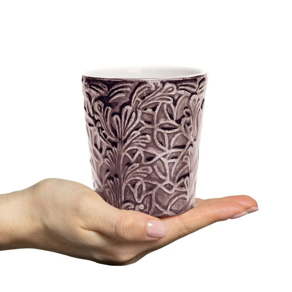 Lace Mug 30 cl, Pink