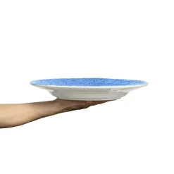 Lace Plate 32 cm, White