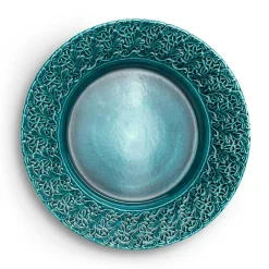 Lace Plate 32 cm, White