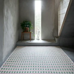 Ladakh Wool Rug 180x270 cm, Sky Blue / Light Beige