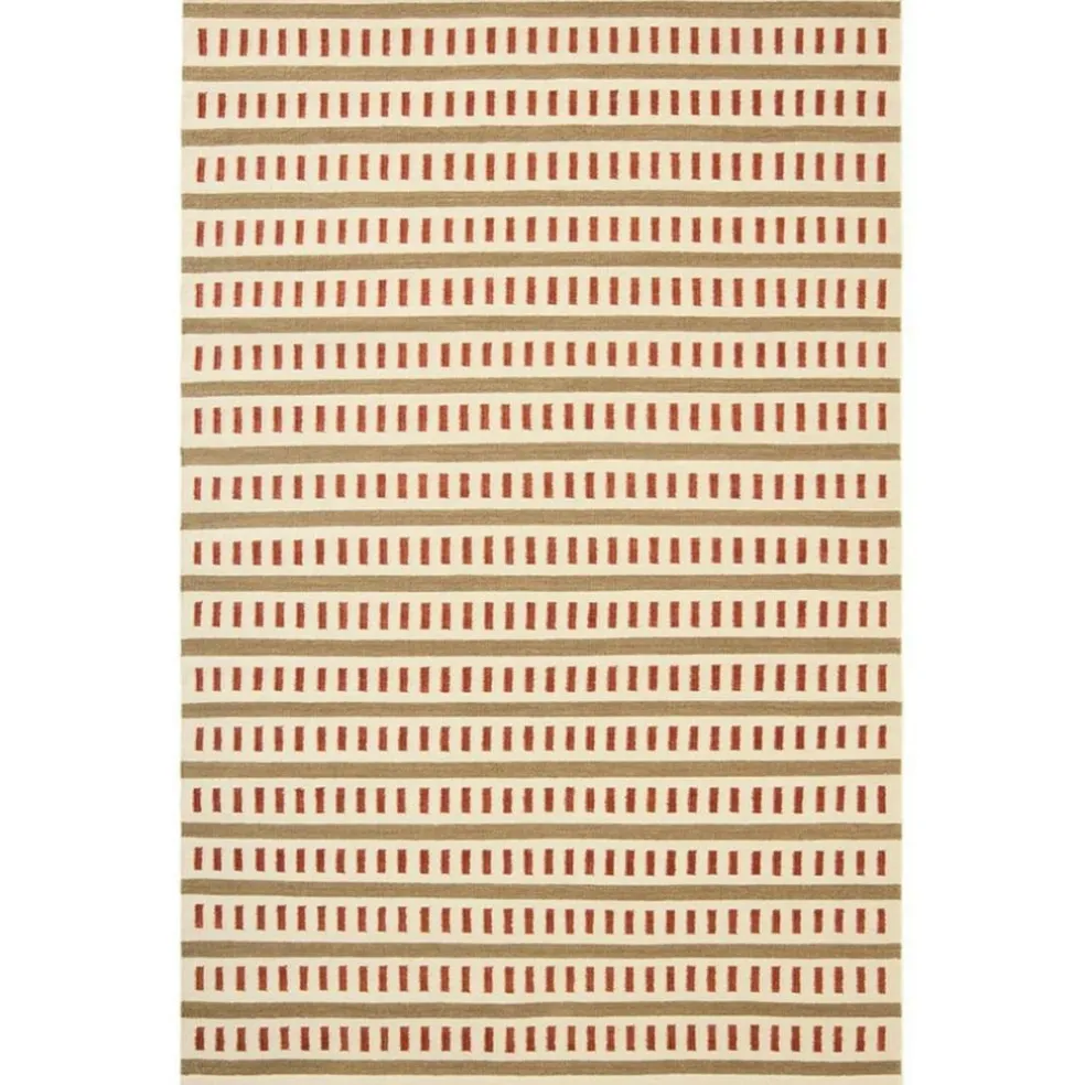 Ladakh Wool Rug 180x270 cm, Sky Blue / Light Beige