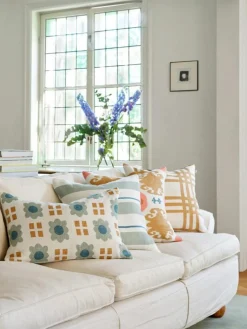 Lalit Cushion Cover 50x50 cm, Cactus Green / Aqua